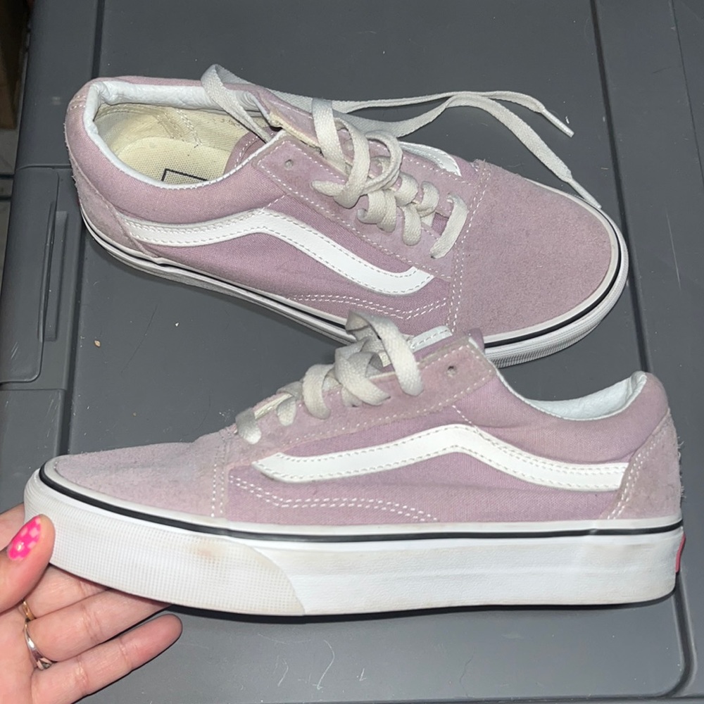 Vans in light purple women’s size 6/men’s 4.5 only worn twice